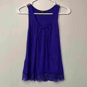 Express purple tank top. Size XS